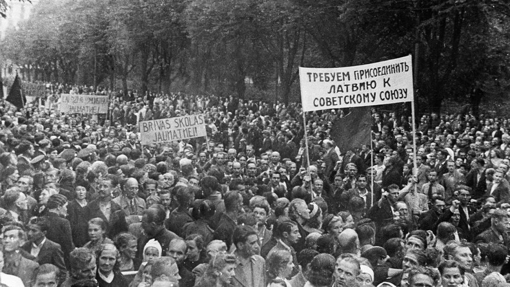 Волеизъявление народа. Рига, 1940 г.